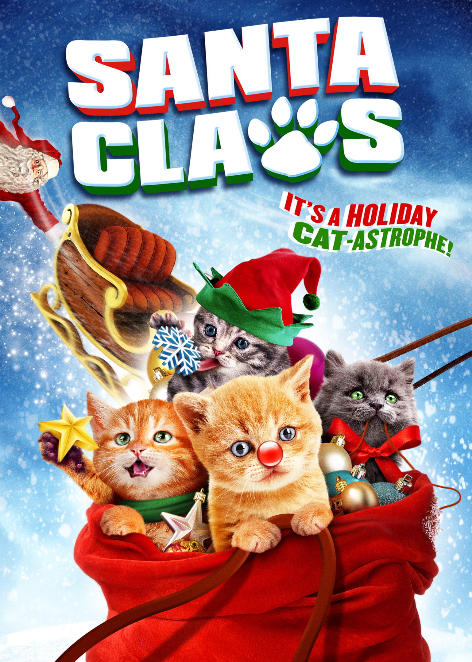 Santa Claws | Full Family Christmas Cat Movie